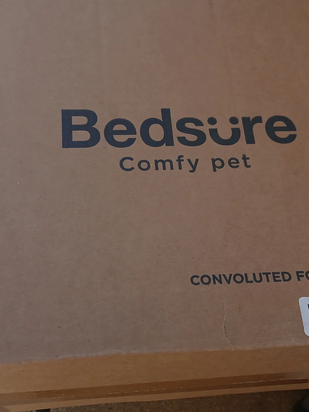 Gray Plush Orthopedic Dog Bed - Comfortable Pet Sofa